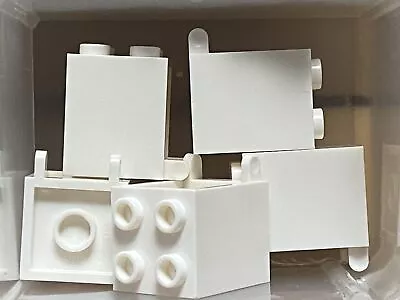 LEGO Parts - White Container Box 2 X 2 X 2 - No 4345 - QTY 5 • $6.95