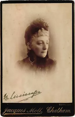 Rare ROYAL Vintage Cabinet Card - SIGNED Princess Marie Of Baden (1834–1899) • $4.99