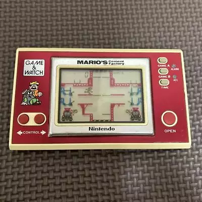 Nintendo Game And Watch Mario's Cement Factory Handheld Game Consoles LCD Games • $192.86