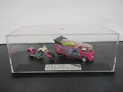 Liberty Promotions Hot Wheels Sturgis VW Bus And Chopper Lot 1 • $149.99