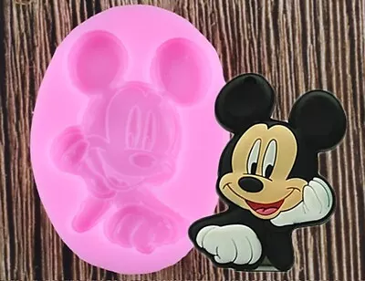 Mickey Mouse Silicone Mould For Sugar Craft Fondant Cake Decorating Baking  • £5.50