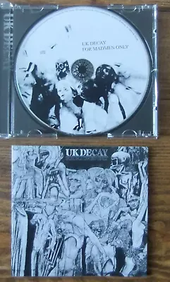 UK DECAY...FOR MADMEN ONLY..... RARE CD ALBUM...GOTH..oi....INDIE • £19.99