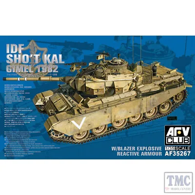 PKAF35267 AFV Club 1:35 Scale Centurion IDF Sho'T Kal Gimel 1982 • £47.51
