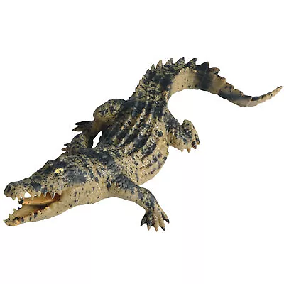 Simulated Model Figure Toy Soft Rubber Alligator Toys For Kids • $17.88