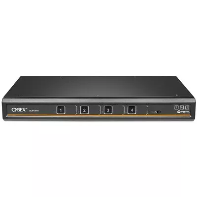 Vertiv Cybex Secure SC840 DVI-D KVM Single Head 4 Port Switch SC840DVI400 • $1056.21