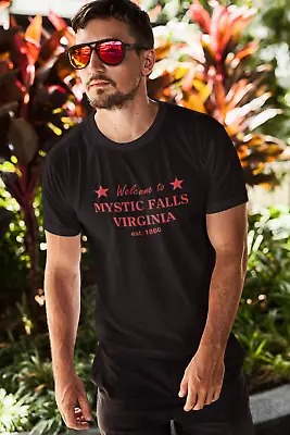 Vampire Diaries - Welcome To Mystic Falls Virginia Shirt • £15.79