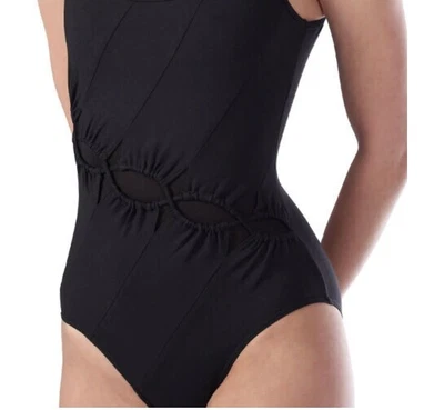 £15 • Buy Black Bloch / Mirella Twist Cord Front Camisole Leotard -  M2054LM Small