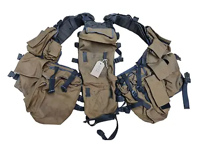 £124.95 • Buy Genuine SADF SF South African Army M83 Nutria Brown Assault Vest Webbing #62