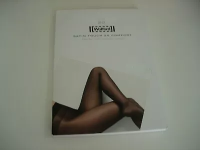 £15 • Buy Wolford Satin Touch 20 Comfort Sheer Tights / Pantyhose (Medium; Admiral / Navy)