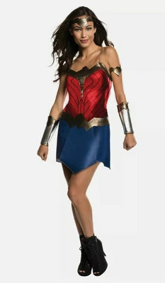$25.99 • Buy Rubies Wonder Woman DC Comic Book Movie Adult Womens Halloween Costume Small