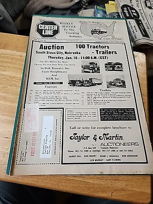 Dec 27 1974 Centerline Trucking Industry Classified Paper Mack Marmon White Etc • $13.39