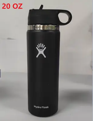 $20.88 • Buy 20/32OZ Hydro Flask Water Bottle Stainless Steel Wide Mouth W/Straw Lid 2.0 New