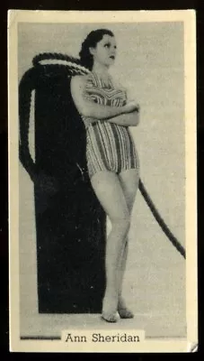 Tobacco Card Murray Sons BATHING BELLES 1939 Ann Sheridan #8 • £2