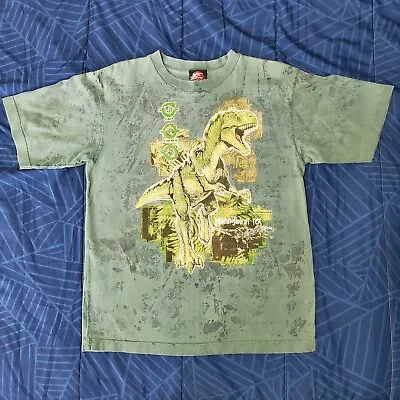Vintage Jurassic Park 3 T Rex Shirt Youth L Adult XS AOP All Over Print III Y2K • $55.55