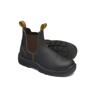  172-100 Steel Toe Elastic Side Slip-On Boots Kick Guard Water Resistant Stou • $180.94