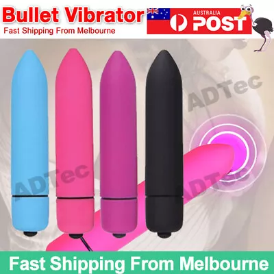 Bullet Vibrator Discreet Massager Wand G Spot Dildo Vibe Clit Stimulator Sex Toy • $8.59