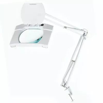$109.99 • Buy Heavy-duty 1.75X Magnification Lamp Rectangular Glass With Adjustable Arm +Clamp