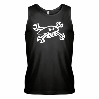 £7.99 • Buy Guy Martin Mens Tank Top Spanner Tools Sports Biker Vest Printed Logo Top