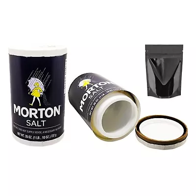 Stash Can Morton Salt Diversion Safe Screw Lock Hidden Compartment For Valuables • $23.97