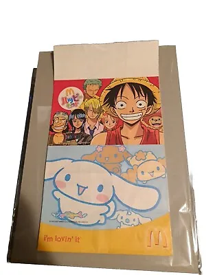 One Piece & Cinnamoroll Mc Donalds Bag Japan 2007? • $60