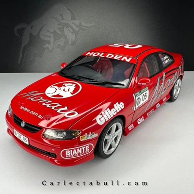 $299 • Buy Peter Brock #05 Targa Tasmania 2002 Holden CV8 V2 Monaro 1:18