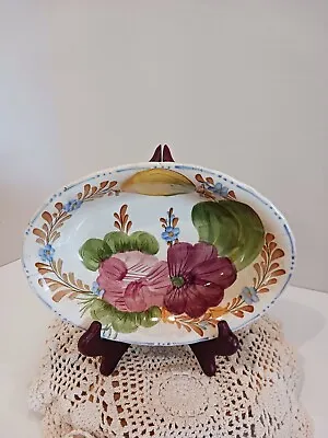 Vintage Belle Fiore Oval Serving Dish Chanticleer • $22