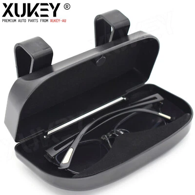 $17.99 • Buy 1Pc Car Sunglasses Holder Case Box Glasses Clip Auto Visor Card Ticket Organizer