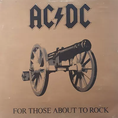 AC/DC - For Those About To Rock (We Salute You) (LP Album Gat) (Near Mint (NM  • $127