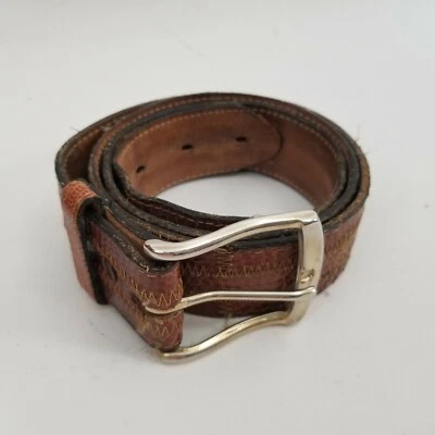 $29.99 • Buy Tony Lama Genuine Snake Skin Belt Leather | 39  | Made In USA