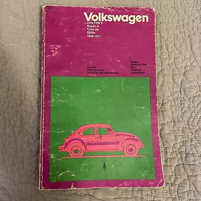 Volkswagen VW Bus Beetle Bug 1949-1971 Tune-up Shop Service Repair Manual Book • $14.99