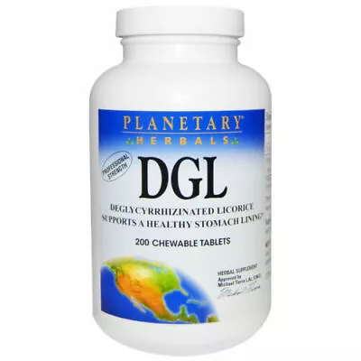 DGL Deglycyrrhizinated Licorice 200 Chewable Tablets • $66.95