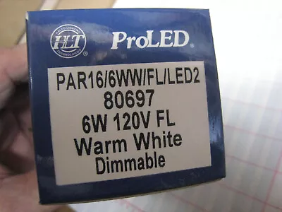 $12.99 • Buy PROLED 80697 LED PAR16 6W  E26 ProLED PAR16/6NW/FL/LED 120v Warm White 