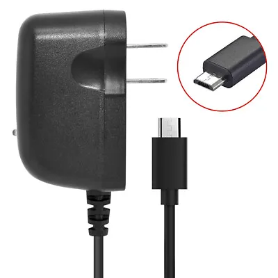 Black Color 3 Feet Length AC Adapter Home Travel Wall Charger • $8.16