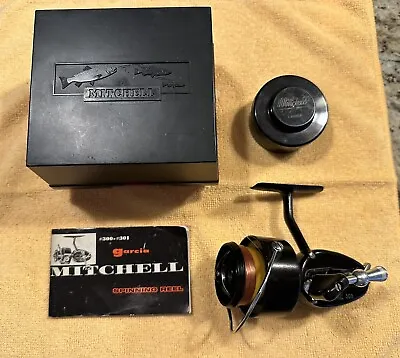 Garcia Mitchell 300 Fishing Reel New In Box Used Extra Spool & Manuel • $55