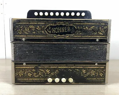 Vintage Hohner Vienna Accordian - Germany - 10 Button • $325.55