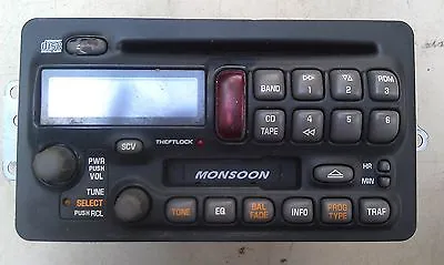 7kk36                   Monsoon Car Radio/cd/cassette: Untested • $14.91