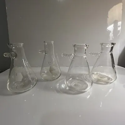Vintage Pyrex And Kimax 125ml Filter Flasks - Lot Of 4 • $45.02