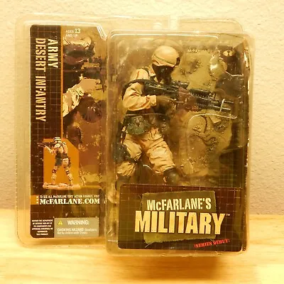2005 McFarlane Military Series Debut ARMY DESERT INFANTRY - NEW • $29.99