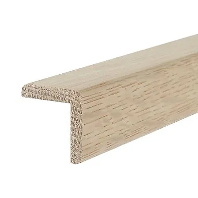 Solid Oak Cushion Corner L Bead  I  3.0m  I  Edge Nosing  I  20/25/30/40/45mm • £21.44