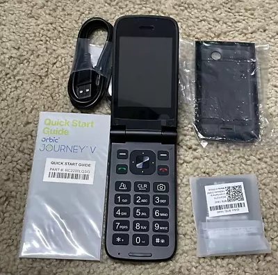 Tracfone Orbic Journey V RC2200L 4G Flip Phone - Officially Unlocked! • $29.99