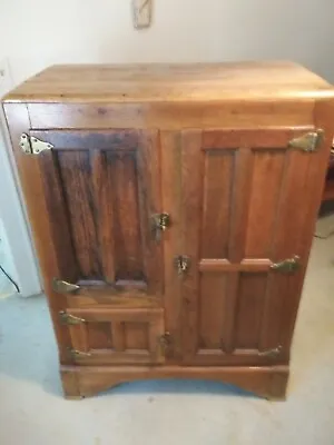 Antique Vintage Oak Ice Box • $385