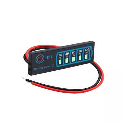 Lead Acid Lithium Li-ion Battery Capacity Levels Voltage Meter Indicator Tester • $2.26