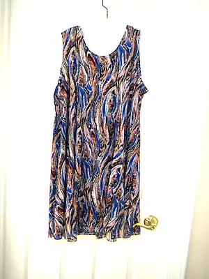 Shoreline XL Metallic Summer Dress #3204 • $8.99