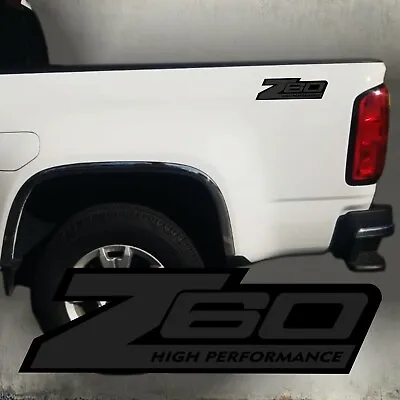 $25.99 • Buy Z60 Stickers Decal High Performance  Truck Black Matte Cut (SET)