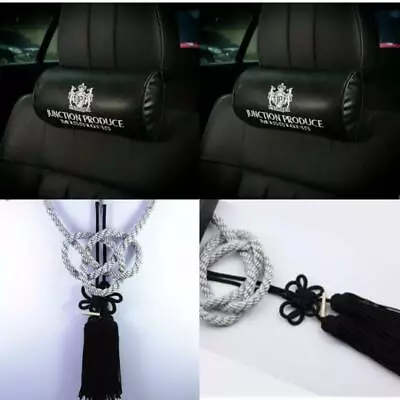 JUNCTION PRODUCE VIP Car Neck Pillow Headrest+SB Charm Kin Tsuna Rope Combo • $39.99