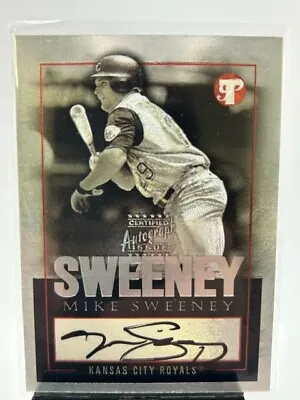 2003 Topps Pristine MIKE SWEENEY On-Card Autograph TPA-MS Kansas City Royals • $4.95