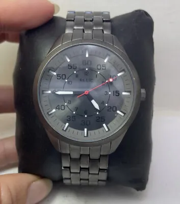 $24.99 • Buy Relic Men's ZR12133 Clayton Analog Display Analog Quartz Grey Watch H22