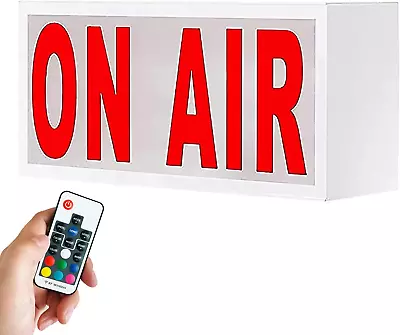 ON AIR Studio LED Light Illuminated Sign Many Lighting Modes Wireless Using • $56.23