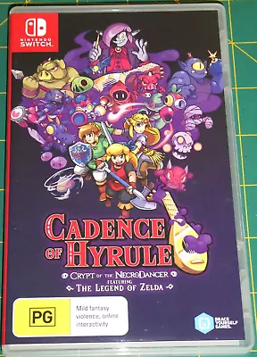 Cadence Of Hyrule Nintendo Switch Crypt Of Necro Dancer Legend Zelda Game • $22.50