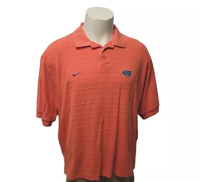 Nike Vintage 90s Florida Gators Polo Shirt 2XL Check Pattern Steve Spurrier Y2K • $12.99